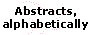 Abstracts alphabetically